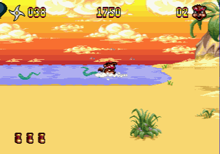 Zero the Kamikaze Squirrel screenshot 3 for Sega Genesis